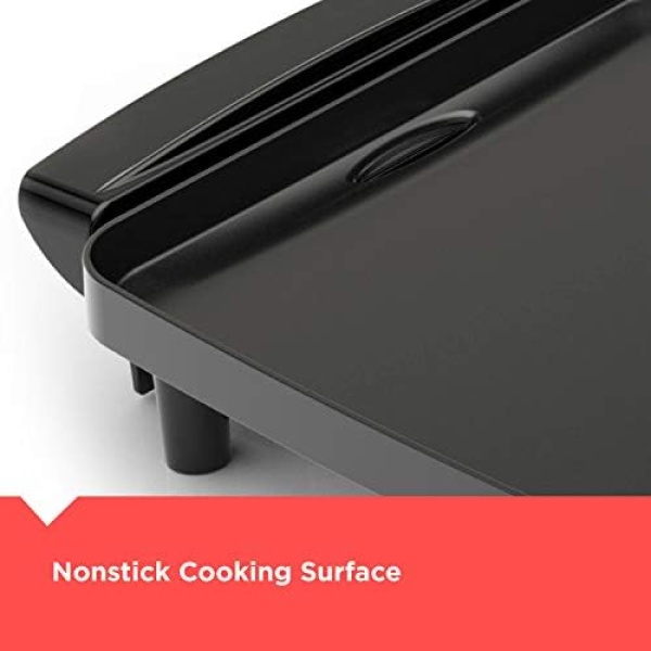 BLACK+DECKER Electric Griddle with Removable Temperature Probe, Indoor Grill - Image 4