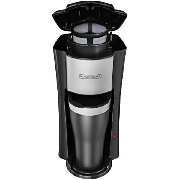 BLACK+DECKER Single Serve Coffee Maker, Includes One Dishwasher Safe Travel Mug - Image 8