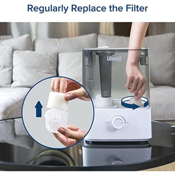 LEVOIT 10-Pack Humidifier Replacement Filters, Capture Fine Particles in Water - Image 6