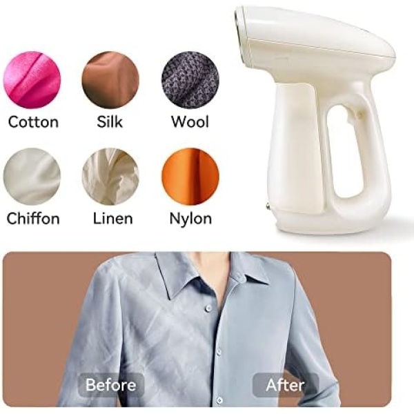 Bear Steamer for Clothes, Handheld Clothes Steamer,1300W Strong Power Garment - Image 5