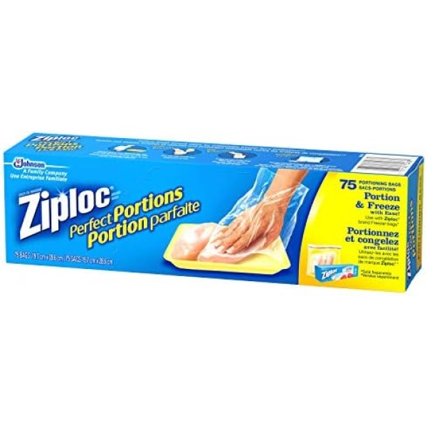 Ziploc Perfect Portions Portioning Bags - 75 Count - Image 2
