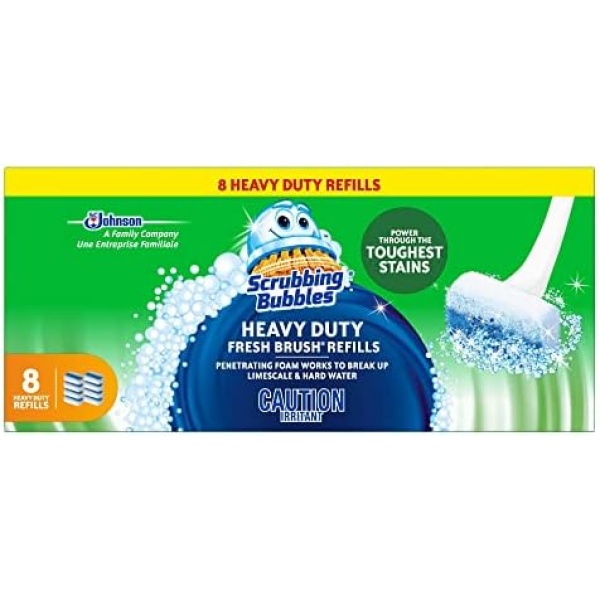 Scrubbing Bubbles Heavy Duty Fresh Brush Toilet Cleaning Flushable Refills