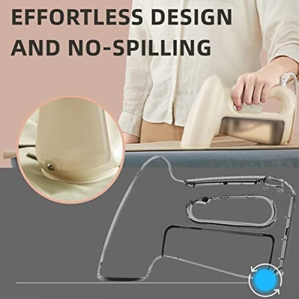 Bear Steamer for Clothes, Handheld Clothes Steamer,1300W Strong Power Garment - Image 3
