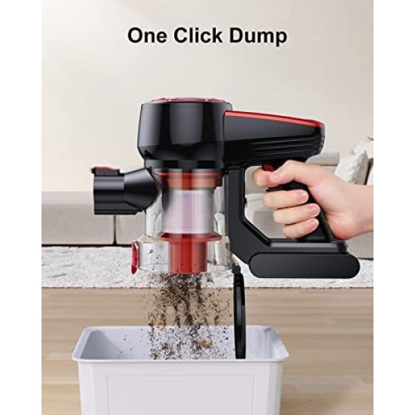 Cordless Vacuum Cleaner, 350W Stick Vacuum Cleaner with 30KPA Powerful Suction - Image 7