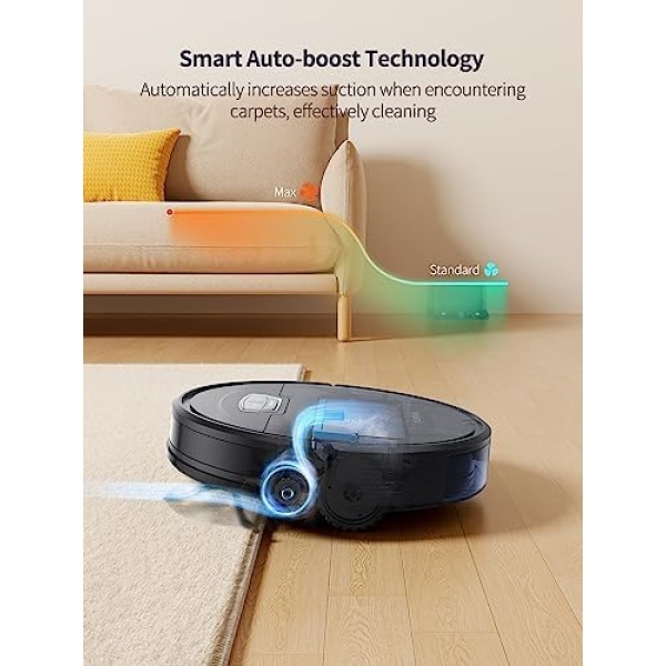 Robot Vacuum and Mop,4500pa,Auto Robotic Vacuum Cleaner, Self-Charging - Image 5