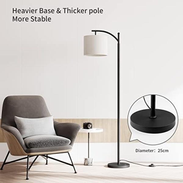 SUNMORY Arc Floor Lamp, Modern Floor Lamp with Romote Control and Stepless - Image 6