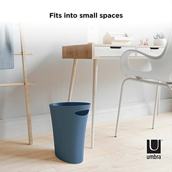 Umbra Skinny Trash Can 2-Gallon (7.5L) Capacity - Image 4