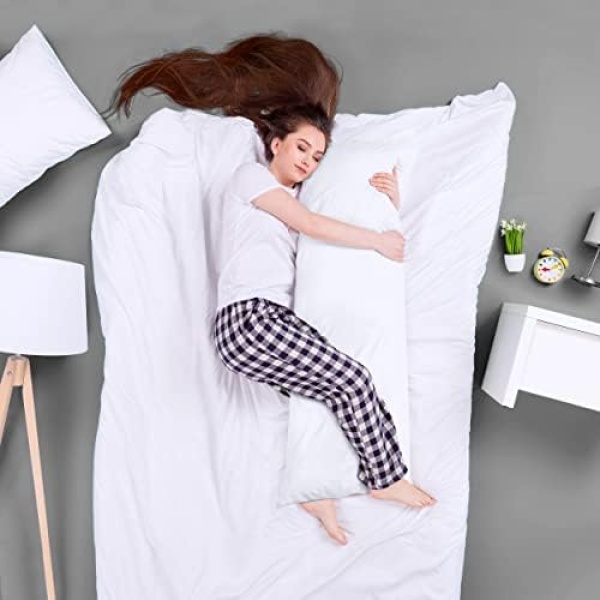 Utopia Bedding Full Body Pillow for Adults, Long Pillow for Sleeping, 20 x 54 - Image 3