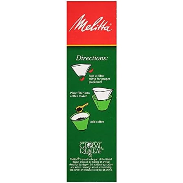 Melitta Cone Coffee Filters White No. 4 100 Count - Image 3