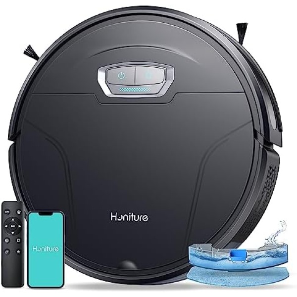 Robot Vacuum and Mop,4500pa,Auto Robotic Vacuum Cleaner, Self-Charging