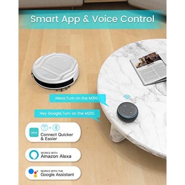 Lefant Robot Vacuums, 2200Pa Strong Suction, 6 Cleaning Modes, Auto Robotic - Image 4