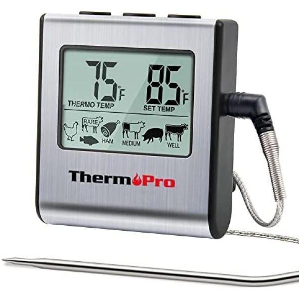 ThermoPro TP16 Digital Meat Thermometer with Food-grade Temperature Probe