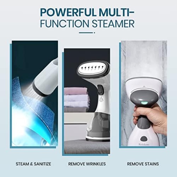 Steamer for Clothes, Kolohoso 1500W Fast Heat Up Handheld Garment Steamer - Image 8