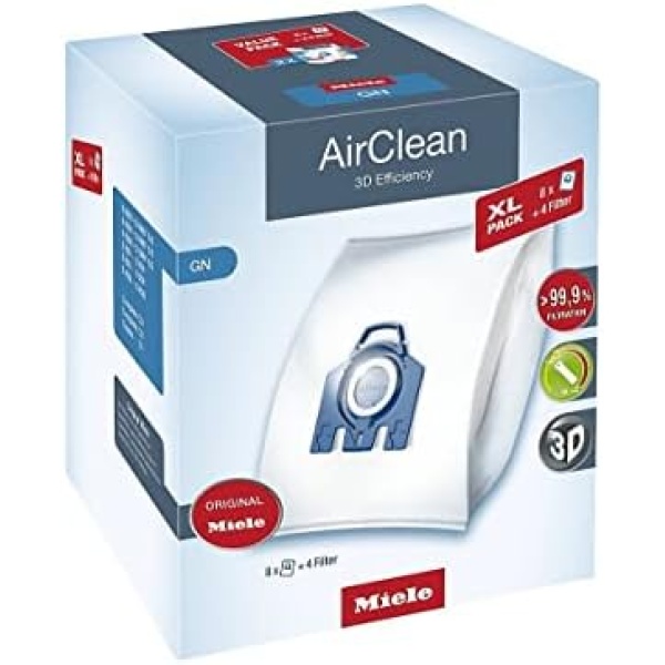 Miele 41996604EU1 GN Value Pack Filter Bag, Blue Collar