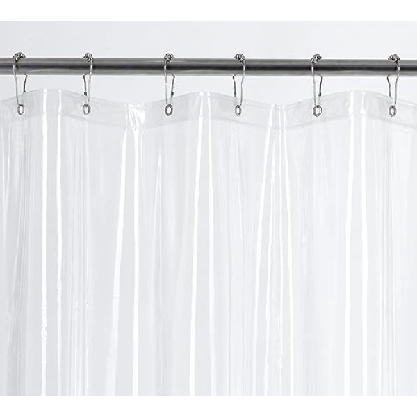 Home Beyond & HB design - PEVA Shower Curtain Liner with Metal Grommets - Image 3