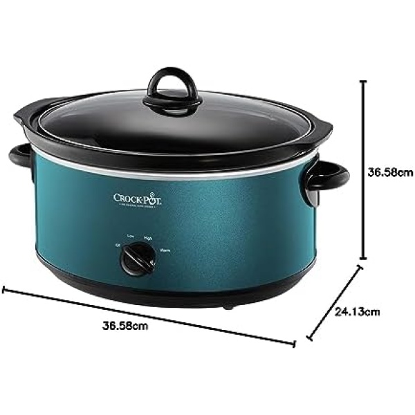 Crockpot SCV700-KT Design to Shine 7QT Slow Cooker Turquoise - Image 5