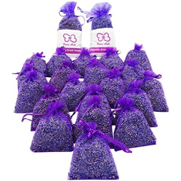 Pura Aide Lavender Sachets Pre-Filled for Refreshing Drawers Closets Dressers - Image 8