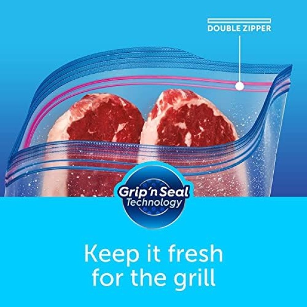 Ziploc Extra Large Food Storage Freezer Bags with Double Zipper Seal - Image 7