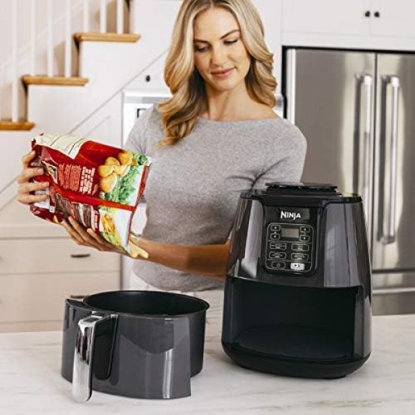 NINJA AF101C, Air Fryer, 3.8L Less Oil Electric Air Frying, Equipped - Image 2