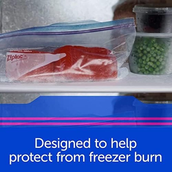 Ziploc Extra Large Food Storage Freezer Bags with Double Zipper Seal - Image 6