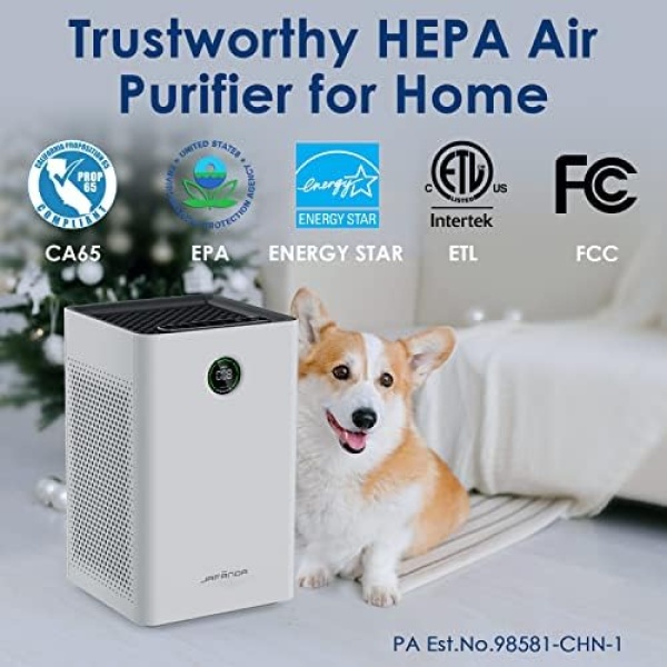 Jafanda Air Purifiers for Home Large Room,1190 sqft Coverage,3-Stage Filtration - Image 9