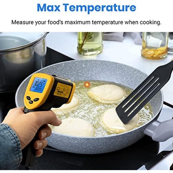 Etekcity Lasergrip 1080 Laser Thermometer Digital Infrared Thermometer - Image 8