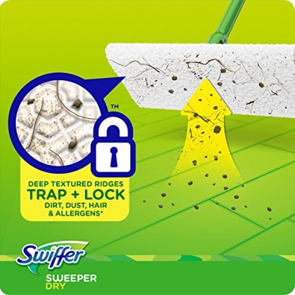 Swiffer Sweeper Dry Dust Mop Refills, Dusters for Cleaning, Gain Scent, 32 Count - Image 3
