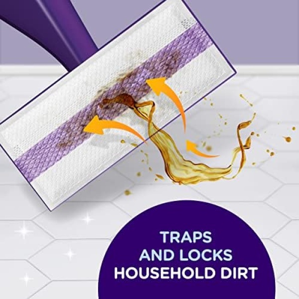 Swiffer Wetjet Mopping Pad, Multi Surface Cleaner Refills For Floor Mop - Image 2