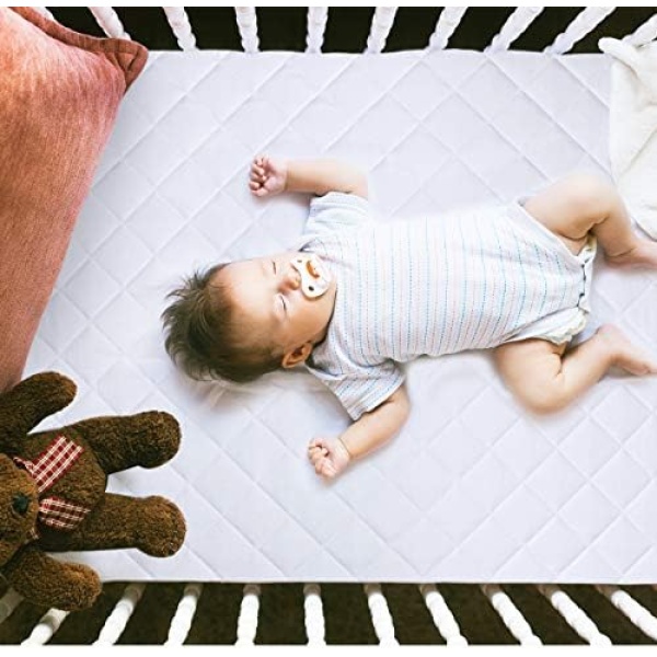 Utopia Bedding Waterproof Crib Fitted Mattress Protector (Pack of 2) - Toddler - Image 6