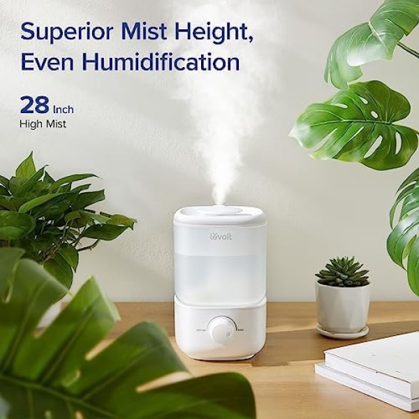 LEVOIT Humidifier for Bedroom, 2.5L Top Fill Cool Mist Air Humidifiers for Baby - Image 5