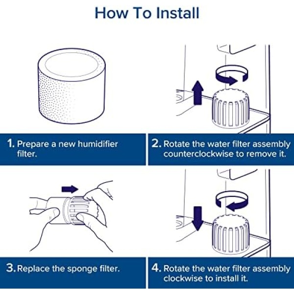 LEVOIT 10-Pack Humidifier Replacement Filters, Capture Fine Particles in Water - Image 7