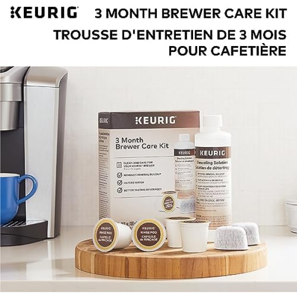 Keurig 3-Month Brewer Maintenance Kit, Includes Descaling Solution, Water Filter - Image 6