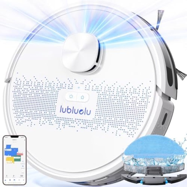 Robot vacuums 3000Pa, Lubluelu 2 in 1 Robot Vacuums and Mop, Lidar Navigation