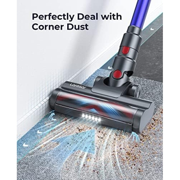 Laresar Cordless Vacuum Cleaner, 400W 33KPa Powerful Vacuum, 55 Mins Battery - Image 5