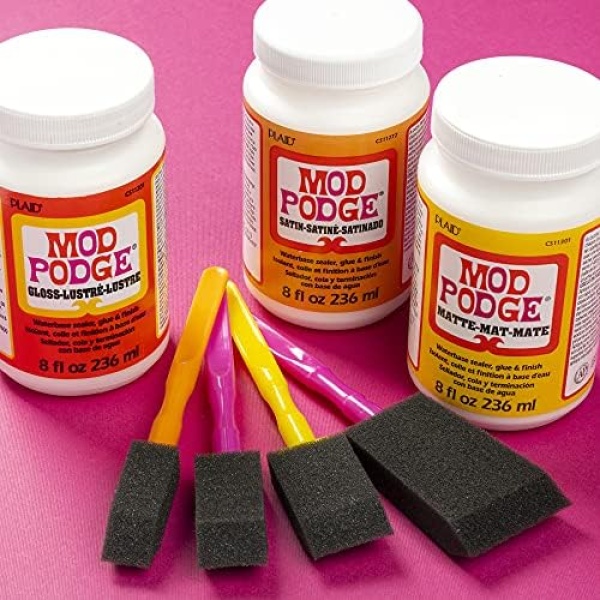 Mod Podge Waterbase Sealer, Glue and Finish (8-Ounce), CS11201 Gloss Finish - Image 8