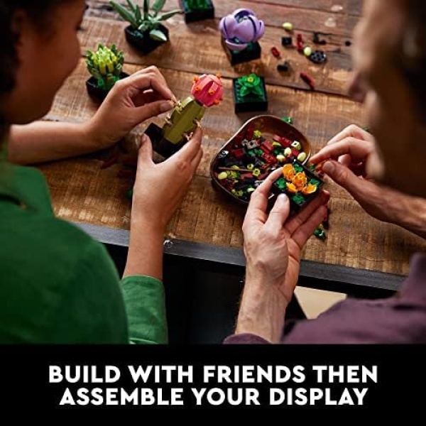 LEGO Icons Succulents 10309 Artificial Plants Set for Adults, Home Decor - Image 5