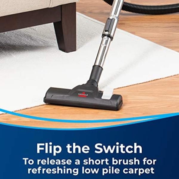 Bissell - Canister Vacuum Cleaner - Zing Bagless - Lightweight Compact - Image 3