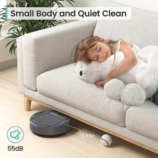 Lefant Robot Vacuums, 2200Pa Strong Suction, 120mins Runtime, Self-Charging - Image 9