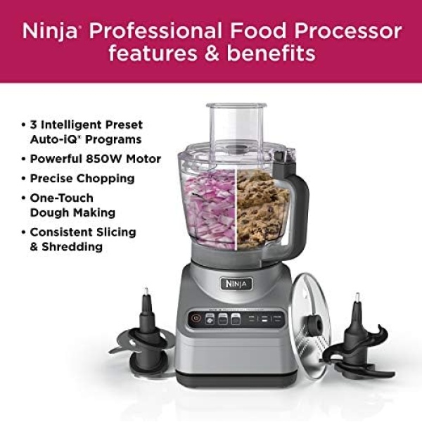 Ninja Professional Plus Food Processor 850-Watts With Auto-iQ Preset Programs - Image 5
