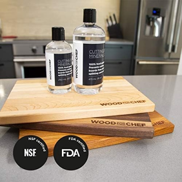 Food Grade Mineral Oil for Cutting Board (250ml) - Butcher Block Oil - Image 4