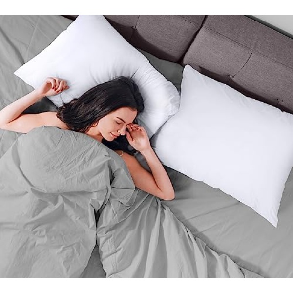 Utopia Bedding Waterproof Pillow Protector Zippered (2 Pack) Queen - Image 4