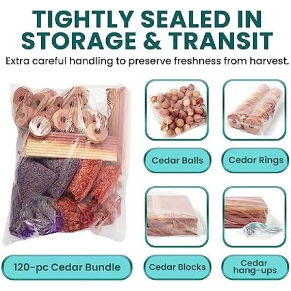Cedar and Lavender for Closets - Cedar Balls for Clothes Storage - Cedar Closet - Image 4