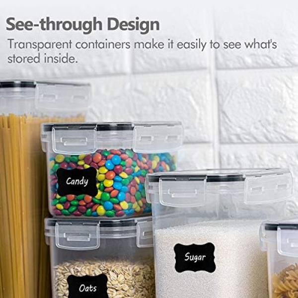 Vtopmart 32pcs Food Storage Container Set, Kitchen & Pantry Organizers - Image 4