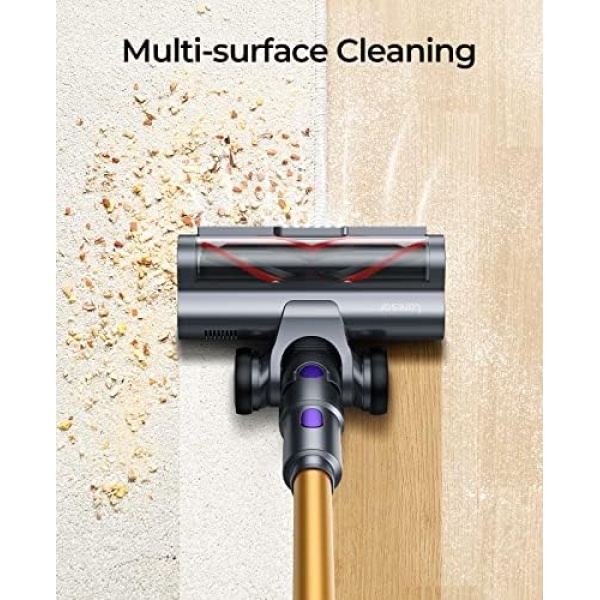 Laresar Cordless Vacuum Cleaner, 33KPa 400W Powerful Stick Vacuum, Touch Screen, - Image 5