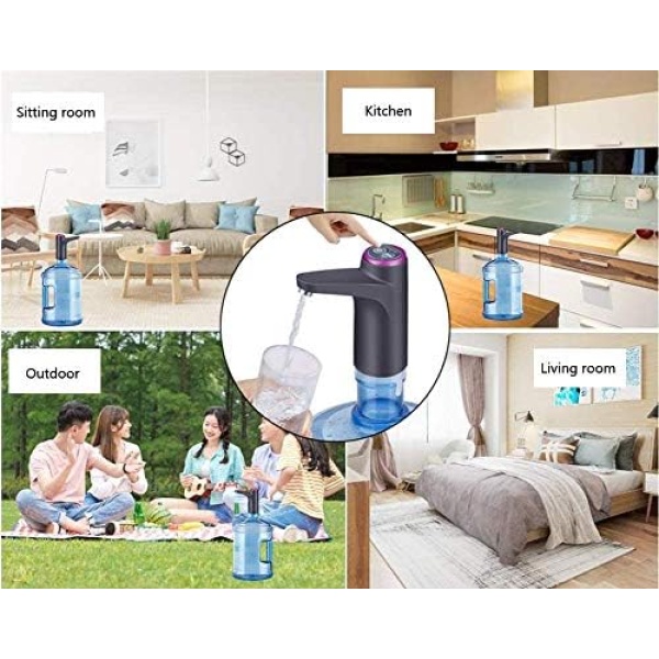 Cozy Blue Water Dispenser, Portable Water Bottle Pump for Universal - Image 8