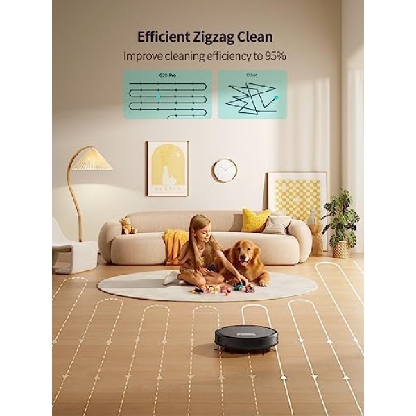 Robot Vacuum and Mop,4500pa,Auto Robotic Vacuum Cleaner, Self-Charging - Image 4