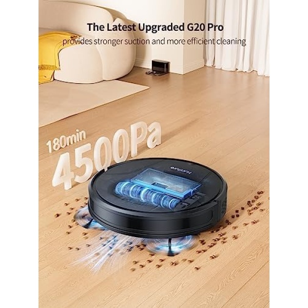 Robot Vacuum and Mop,4500pa,Auto Robotic Vacuum Cleaner, Self-Charging - Image 2