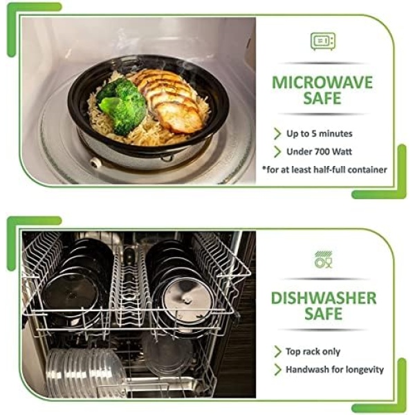 [30 Pack] Meal Prep Containers with Lids | Microwavable Dishwasher & Freezer - Image 4