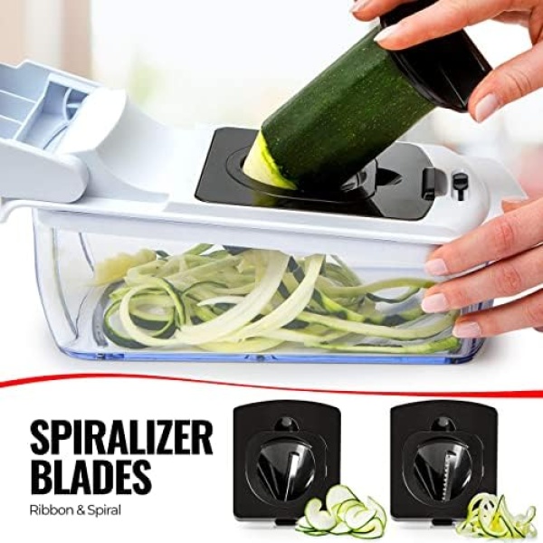 Vegetable Chopper Vegetable Cutter Spiralizer Vegetable Slicer - Food Onion - Image 5