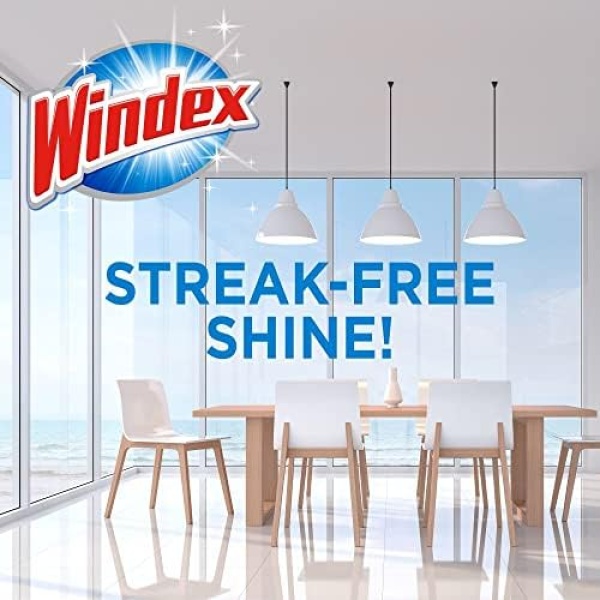 Windex Original Blue Glass and Window Cleaner, Bottles Made from 100% Recycled - Image 8